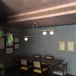 Vakkerlight Satellite Geometric Modern Ceiling Pendant Light – Gold/Black/Brass