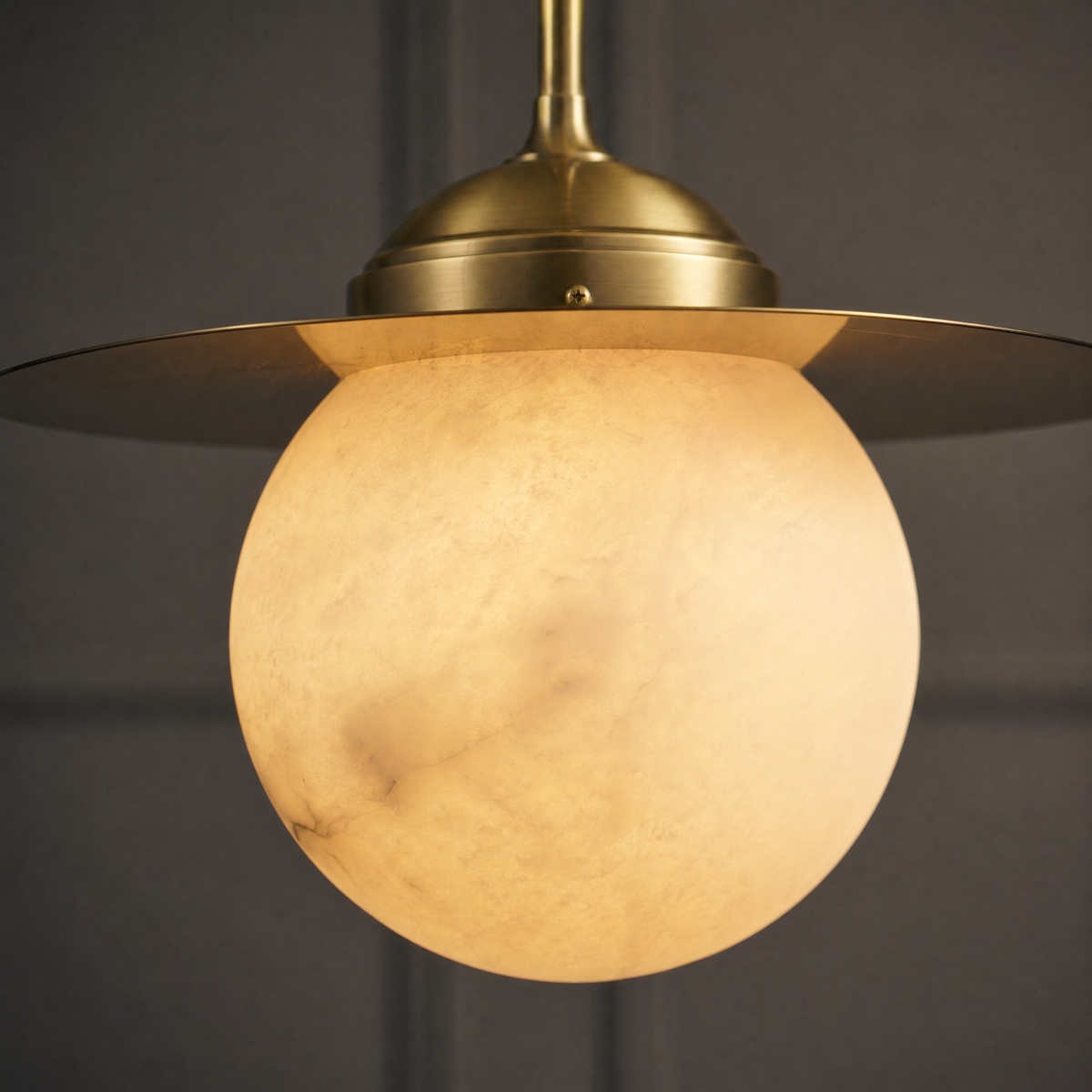 Saturn Pendant Classic Alabaster