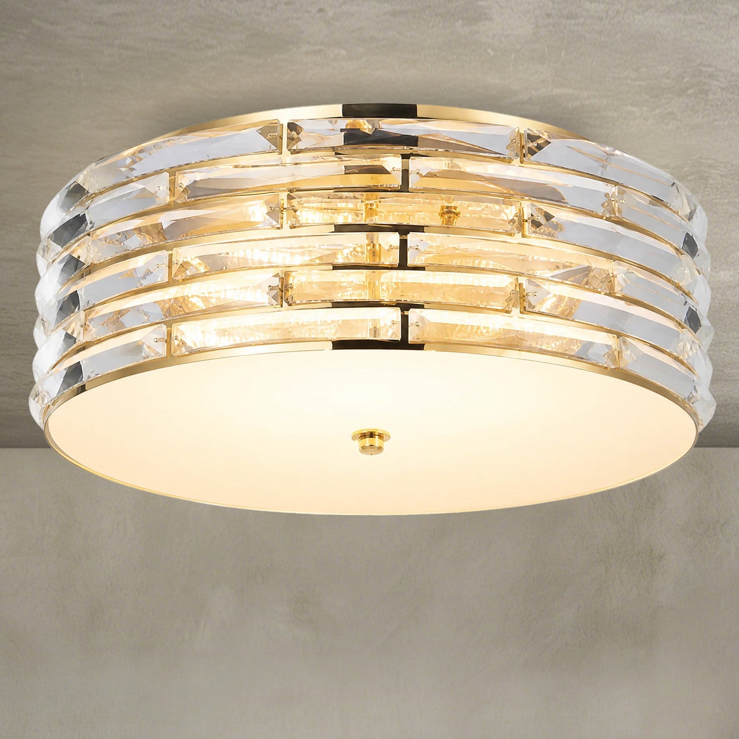 Saturno Disc Flush Pendant Light