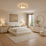 Saturno Disc Flush Pendant Light