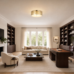 Saturno Disc Flush Pendant Light