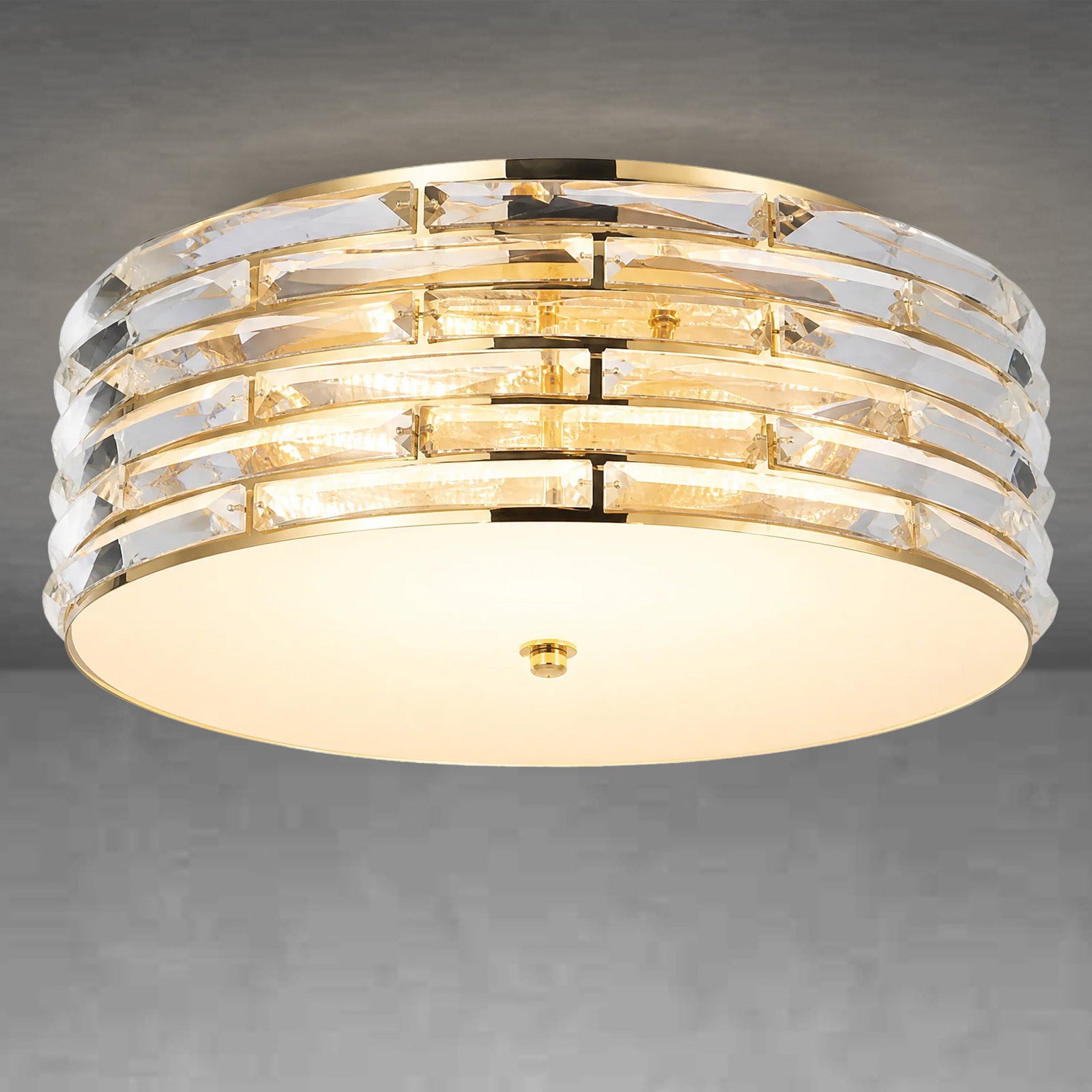 Saturno Disc Flush Pendant Light