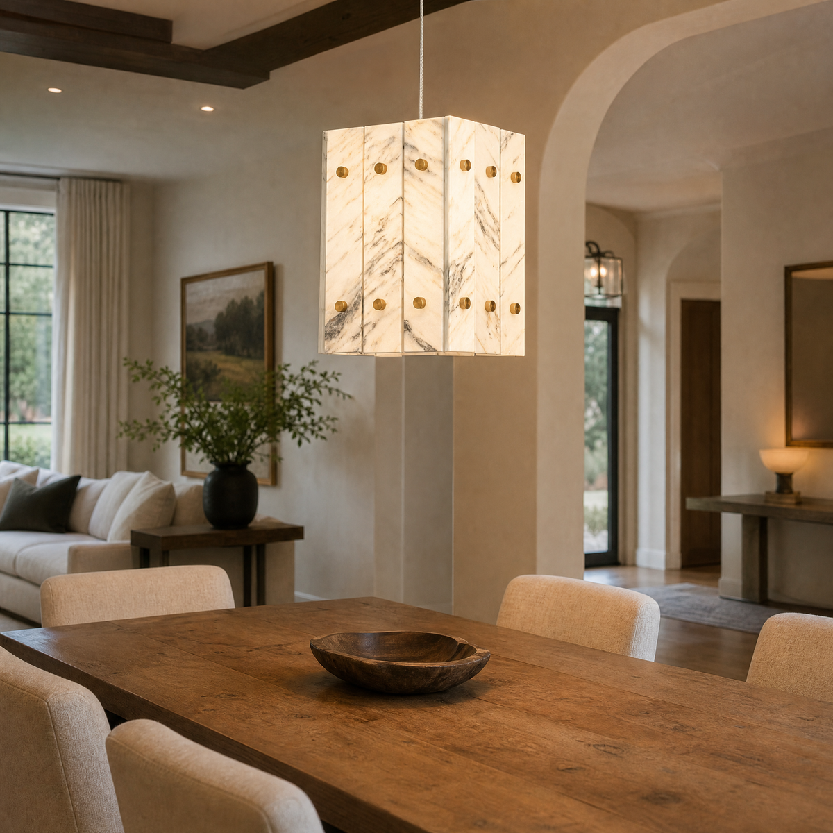 Majestone Stone Cube Mini Pendant