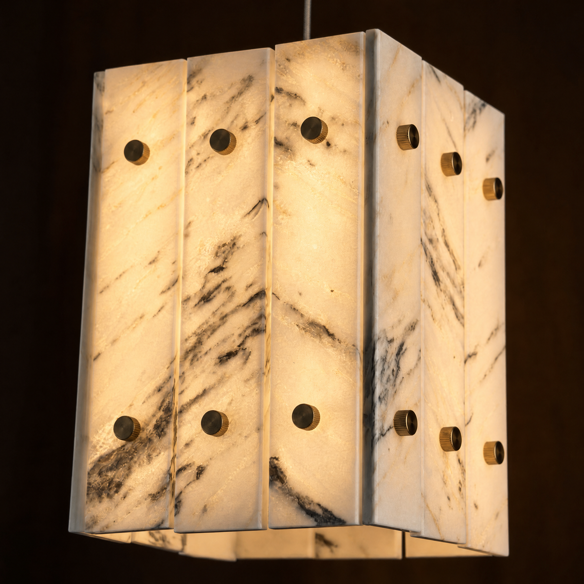 Majestone Stone Cube Mini Pendant