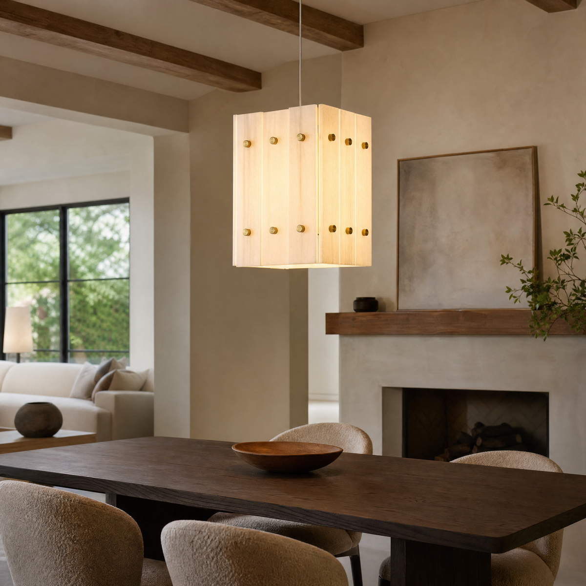 Majestone Stone Cube Mini Pendant