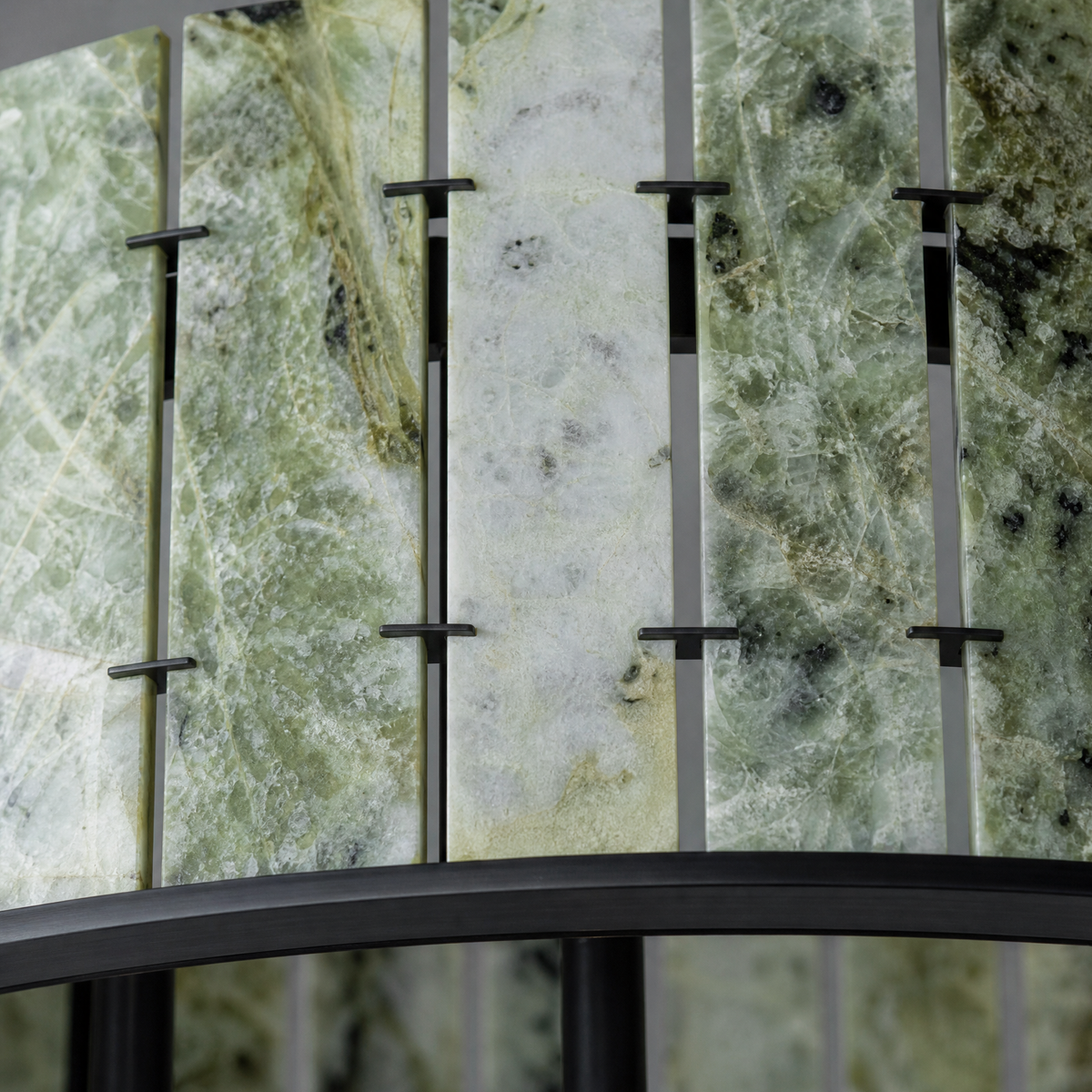 Majestone Stone Tile Ring Chandelier