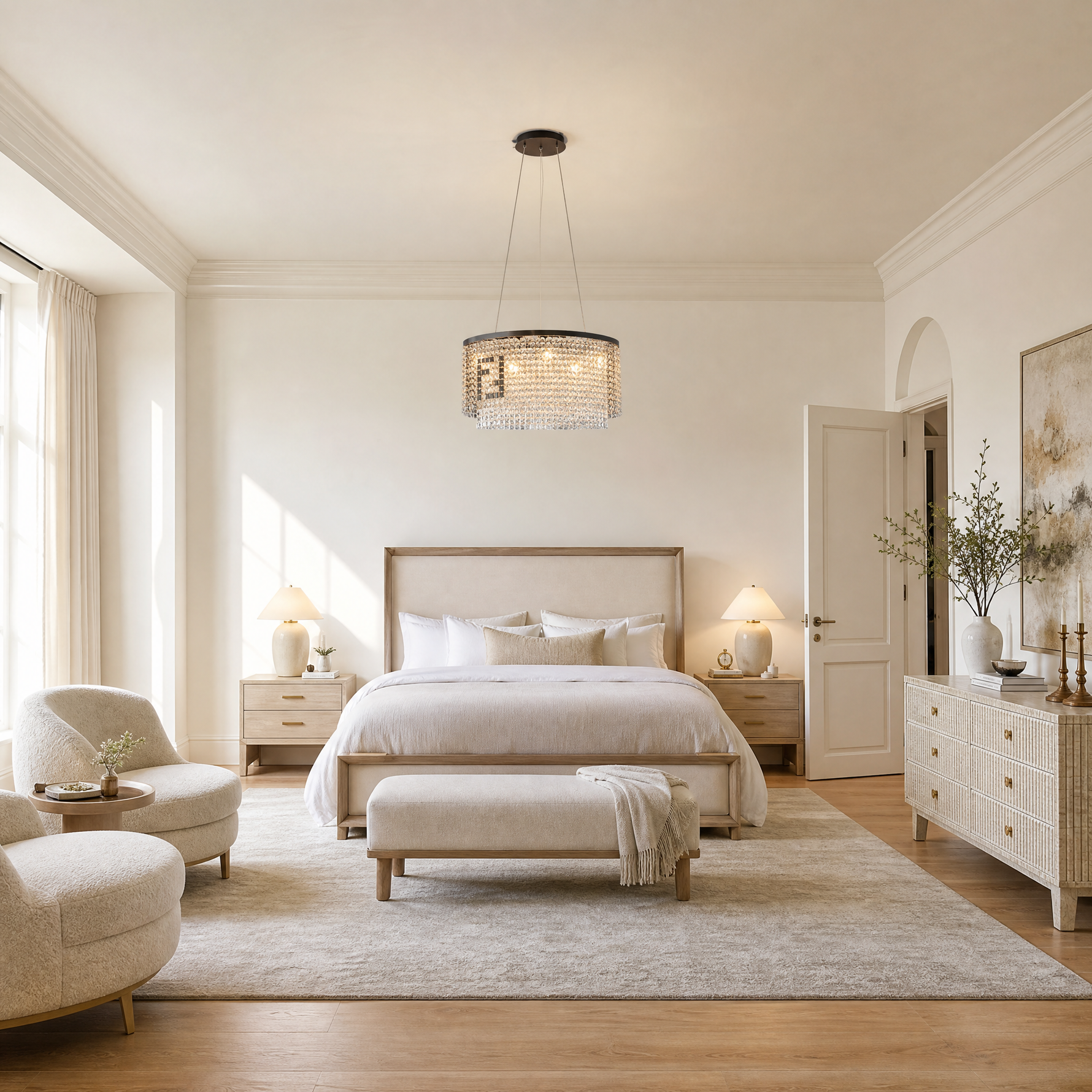 Scintilla Crystal Linear Chandelier