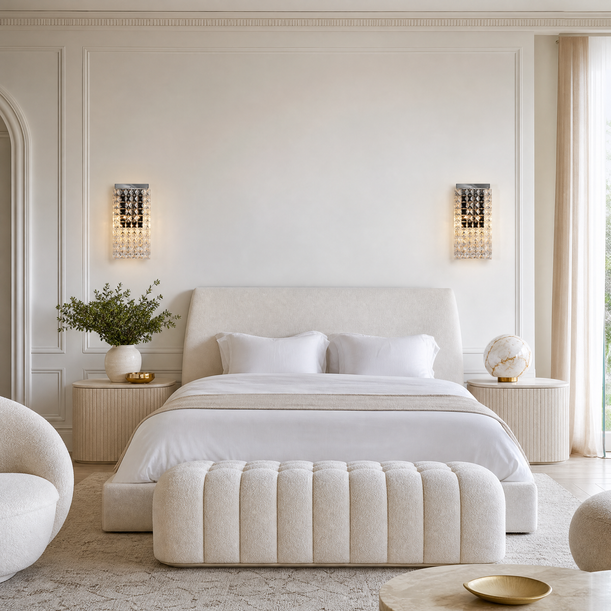 Scintilla Crystal Wall Sconce
