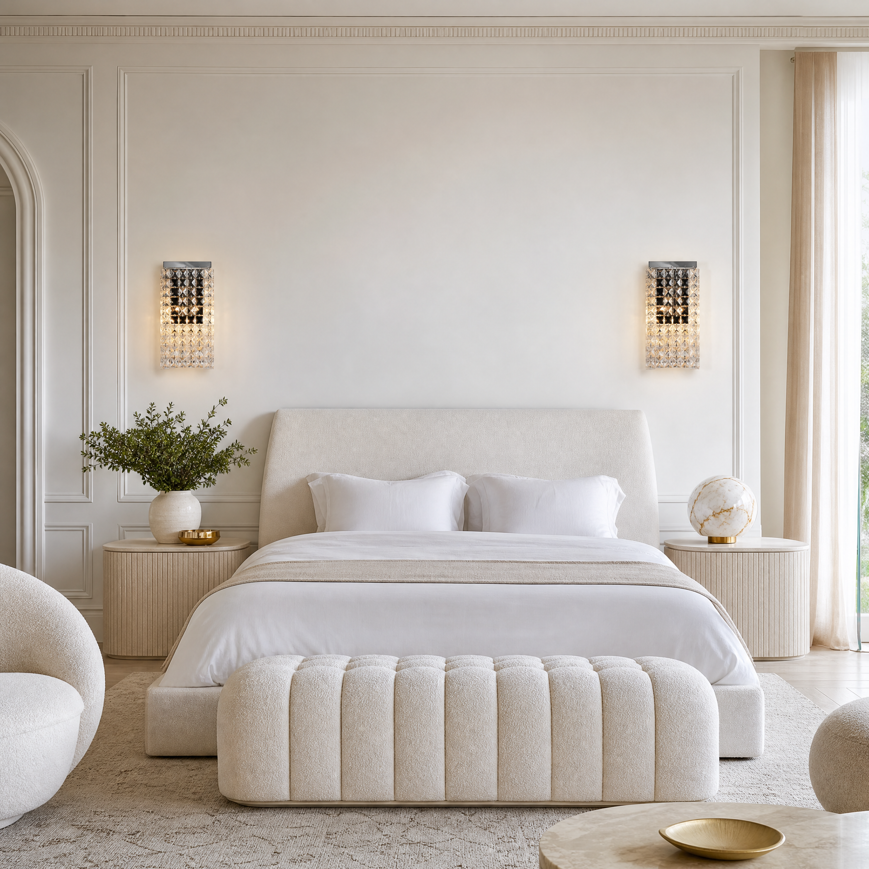 Scintilla Crystal Wall Sconce