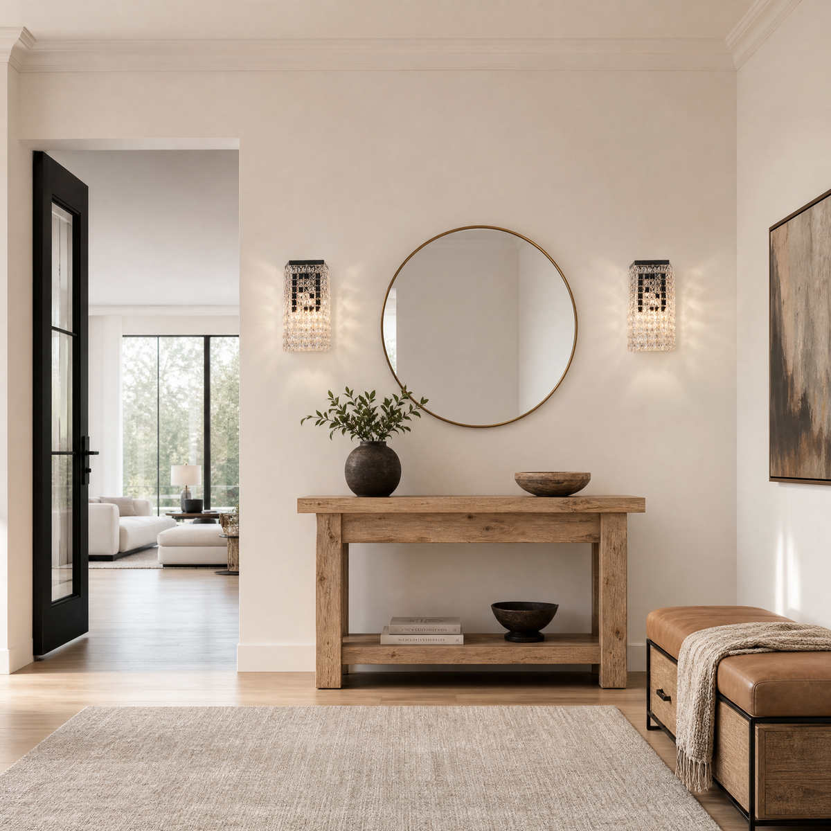 Scintilla Crystal Wall Sconce