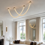 Seduction Cascade Drape Chandelier, Clear Crystal Beads