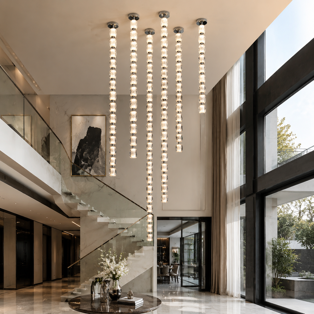 Seduction Drop Pendant & Cluster Chandelier