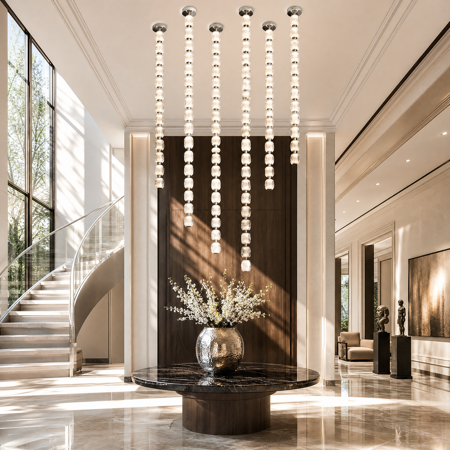 Seduction Drop Pendant & Cluster Chandelier