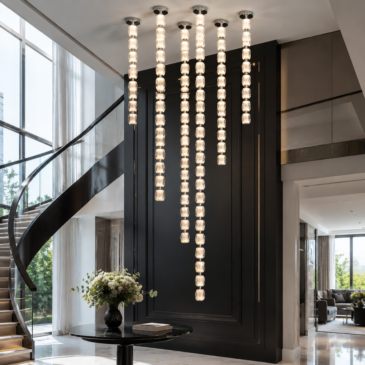 Seduction Drop Pendant & Cluster Chandelier