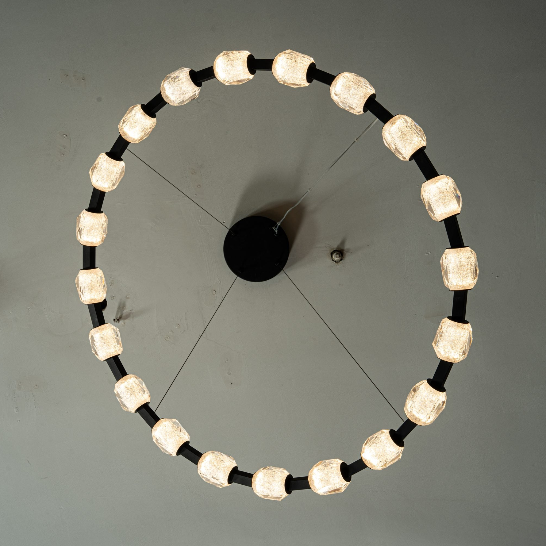 Seduction Round Ring Crystal Chandelier