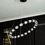 Seduction Round Ring Crystal Chandelier