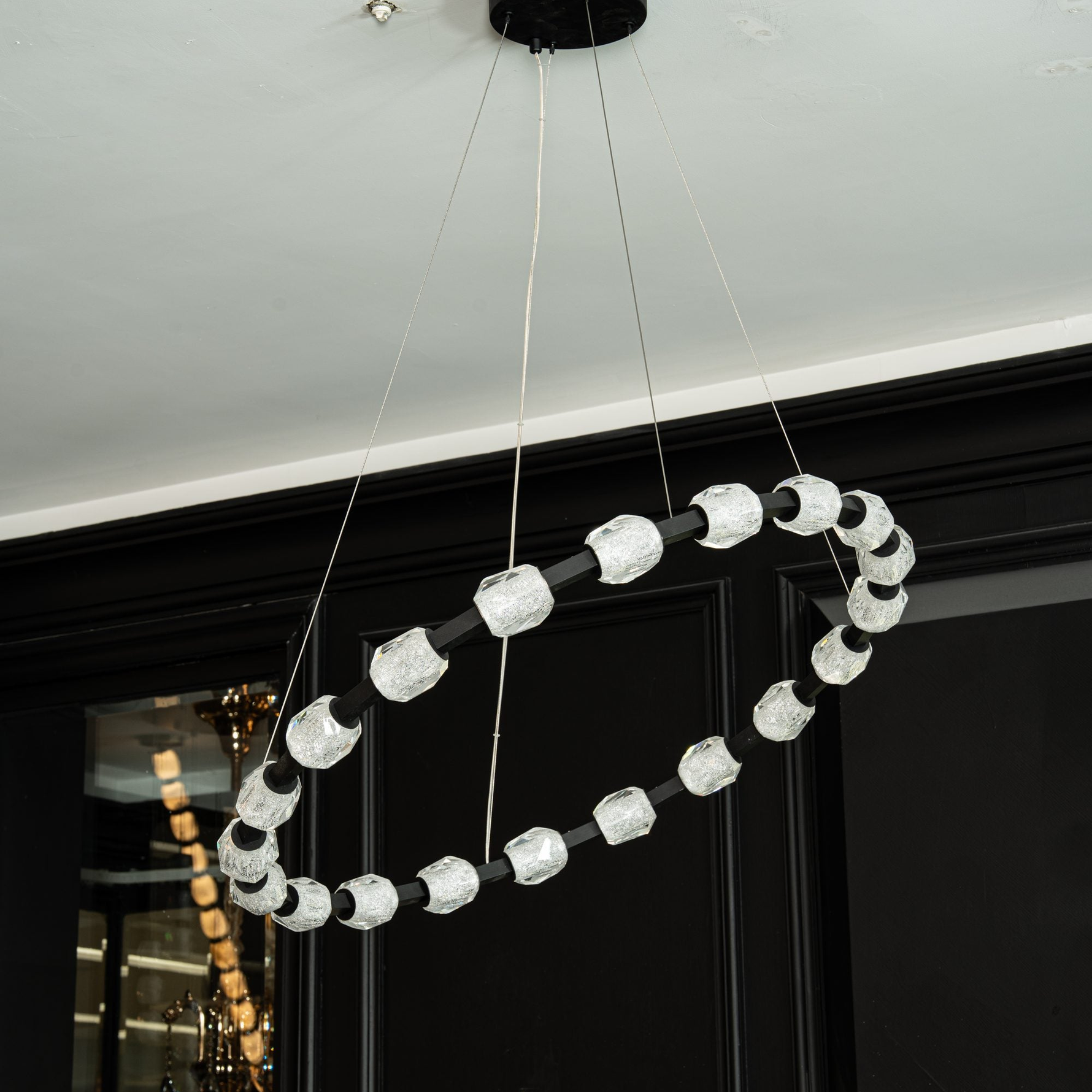 Seduction Round Ring Crystal Chandelier