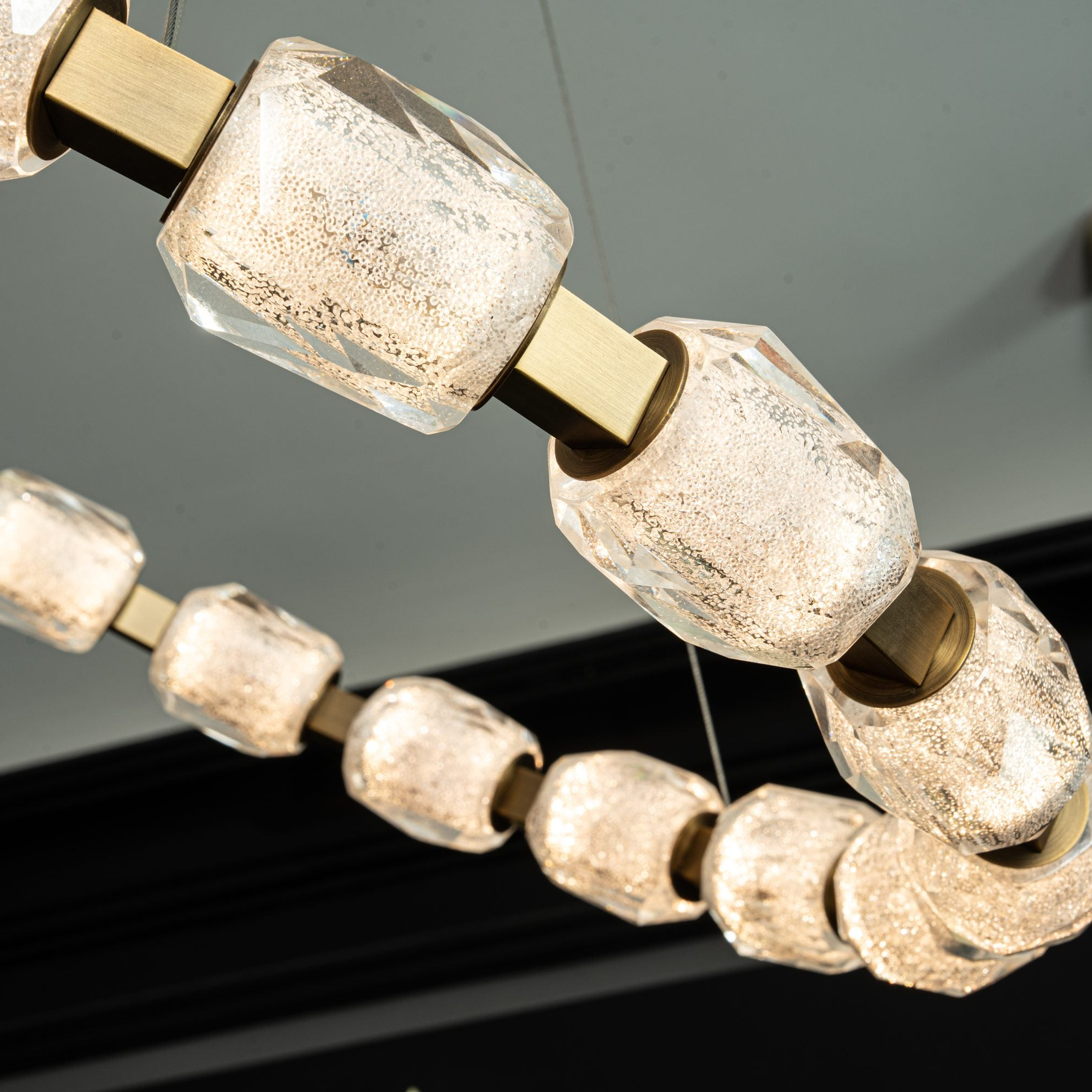 Seduction Round Ring Crystal Chandelier