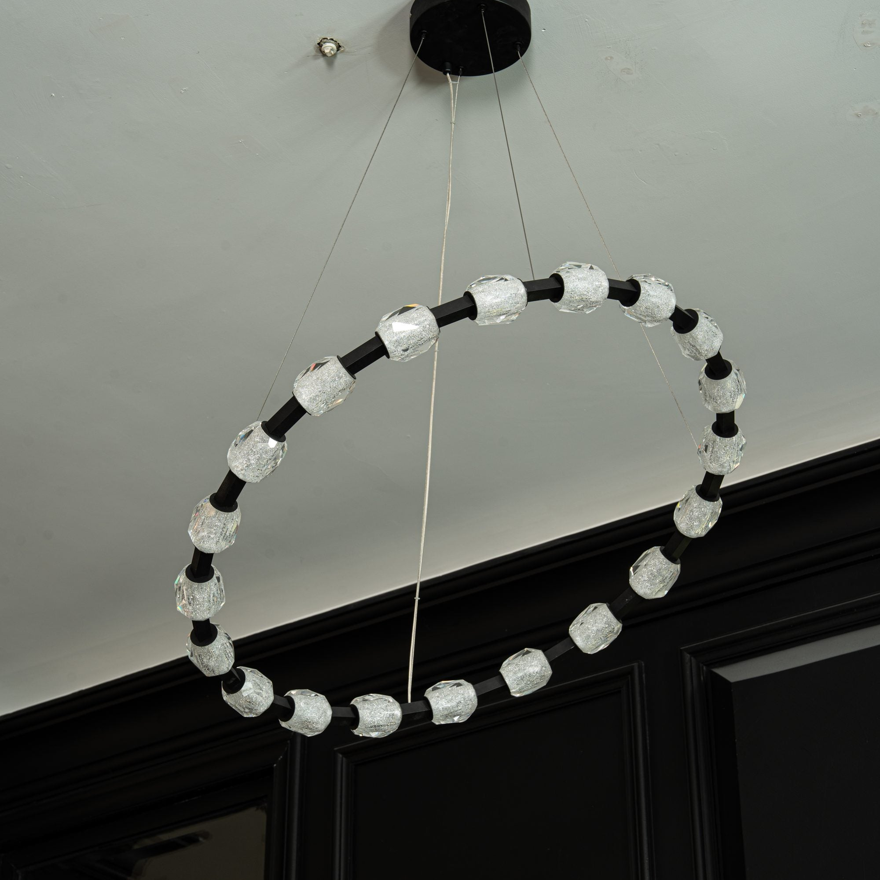 Seduction Round Ring Crystal Chandelier