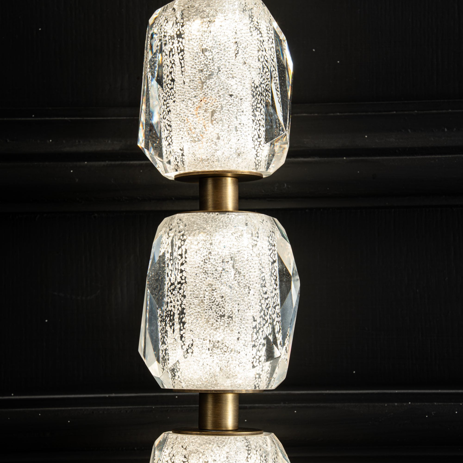 Seduction Vertical Crystal Wall Sconce