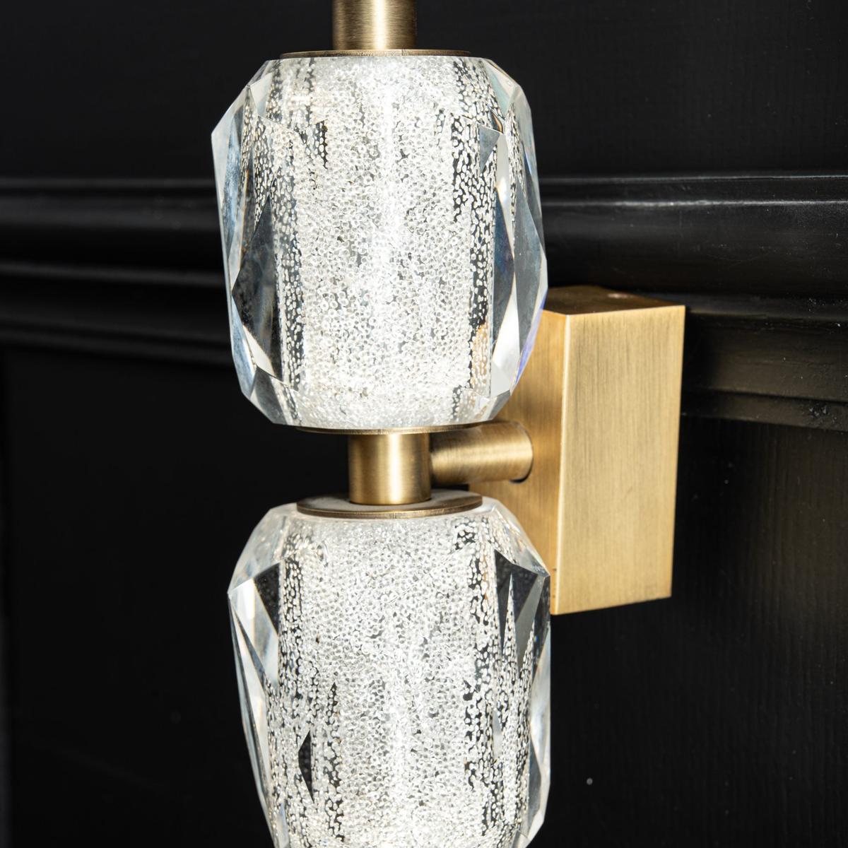Seduction Vertical Crystal Wall Sconce