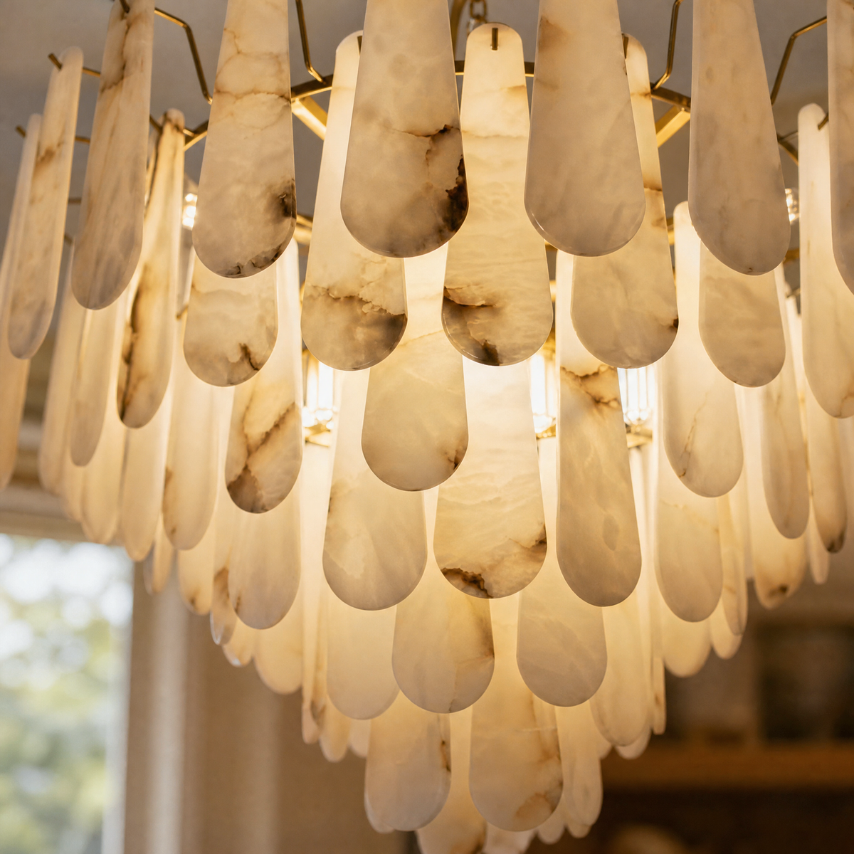Seraphina Shell Teardrop Chandelier