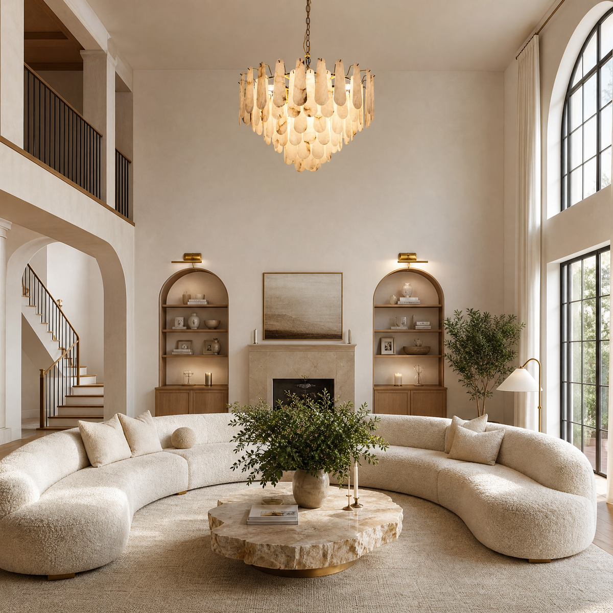 Seraphina Shell Teardrop Chandelier