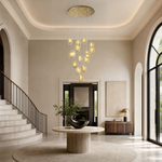 Serenata Hand-Blown Glass Cascading  Chandelier