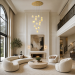 Serenata Hand-Blown Glass Cascading  Chandelier