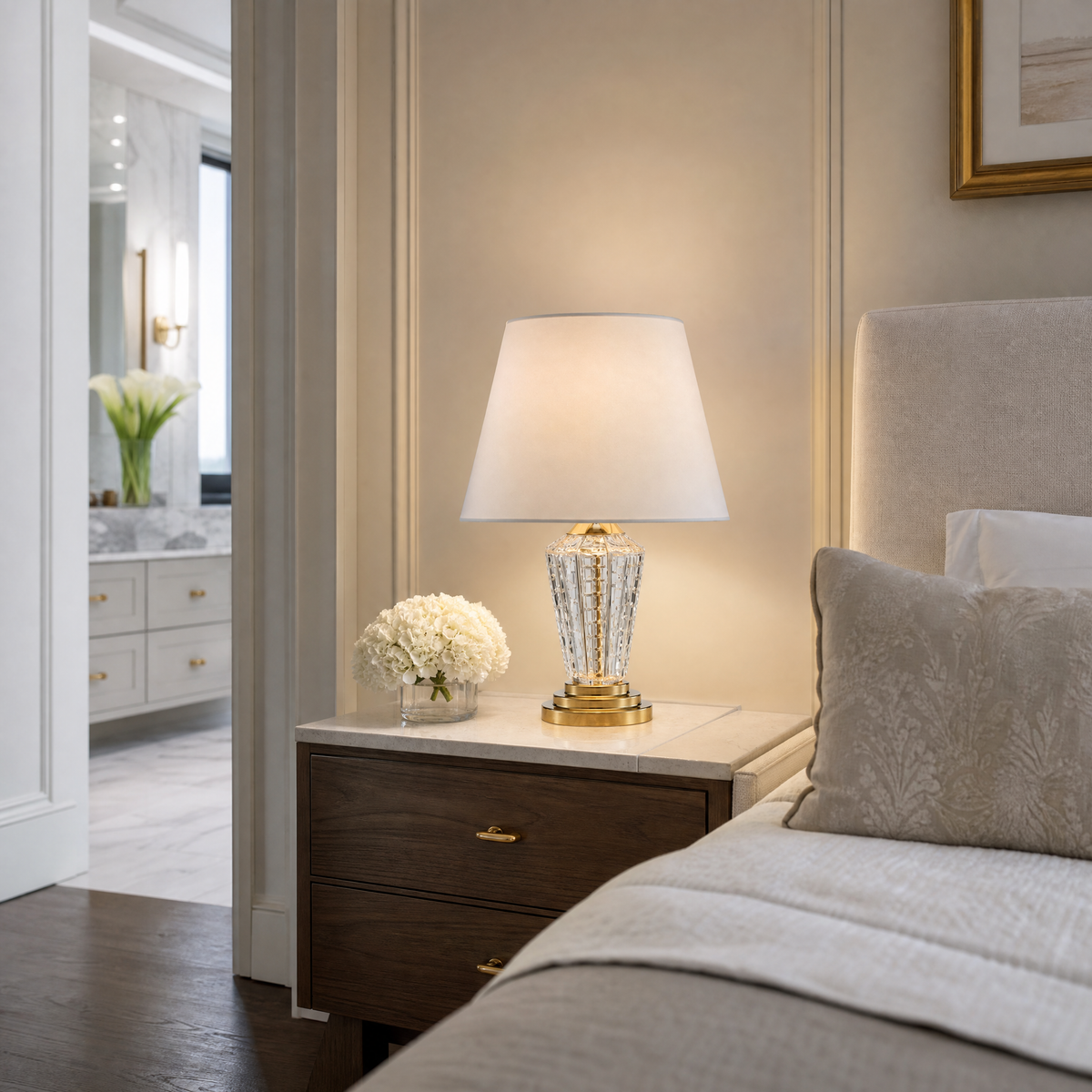 Series Glass Table Lamp Style D