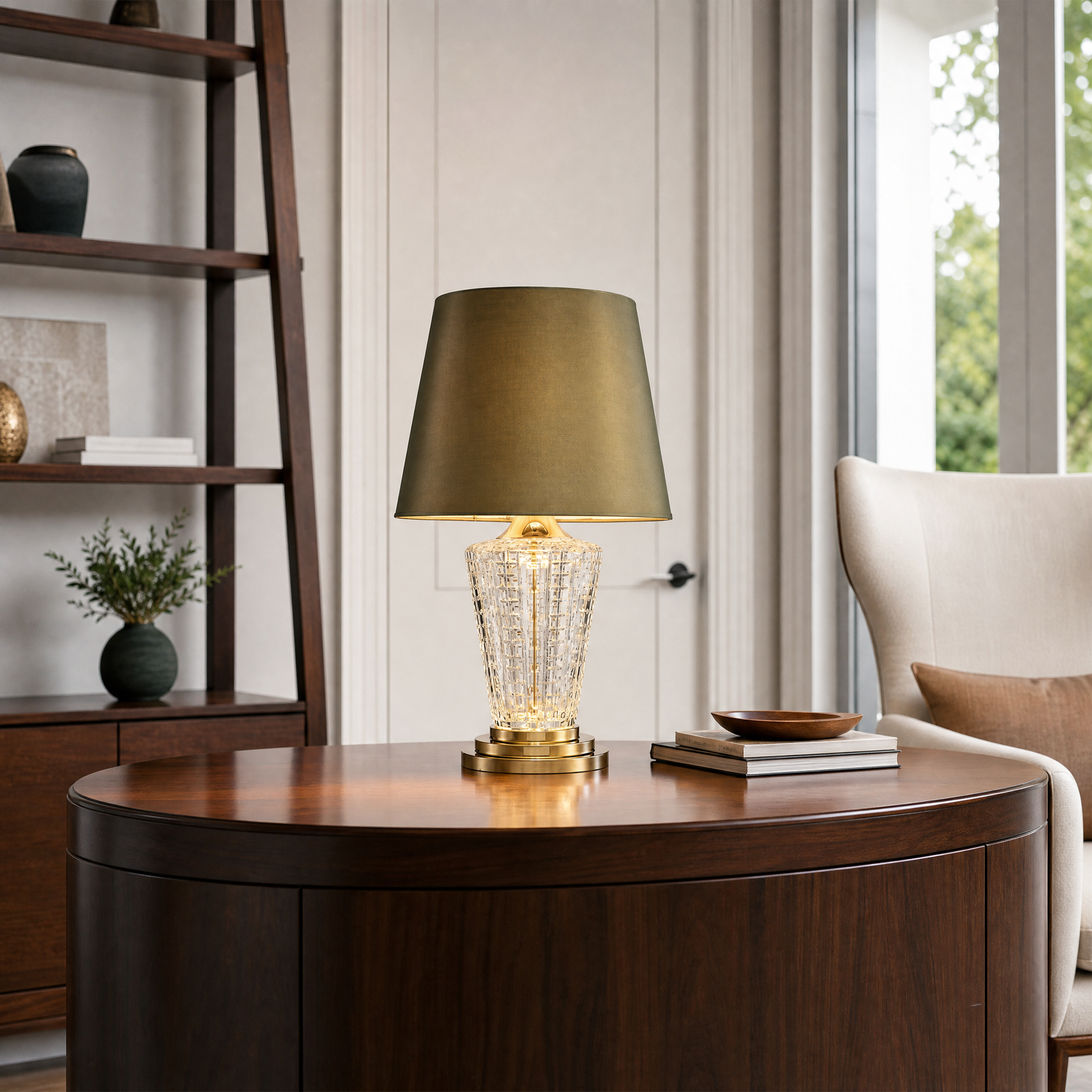 Series Glass Table Lamp Style D