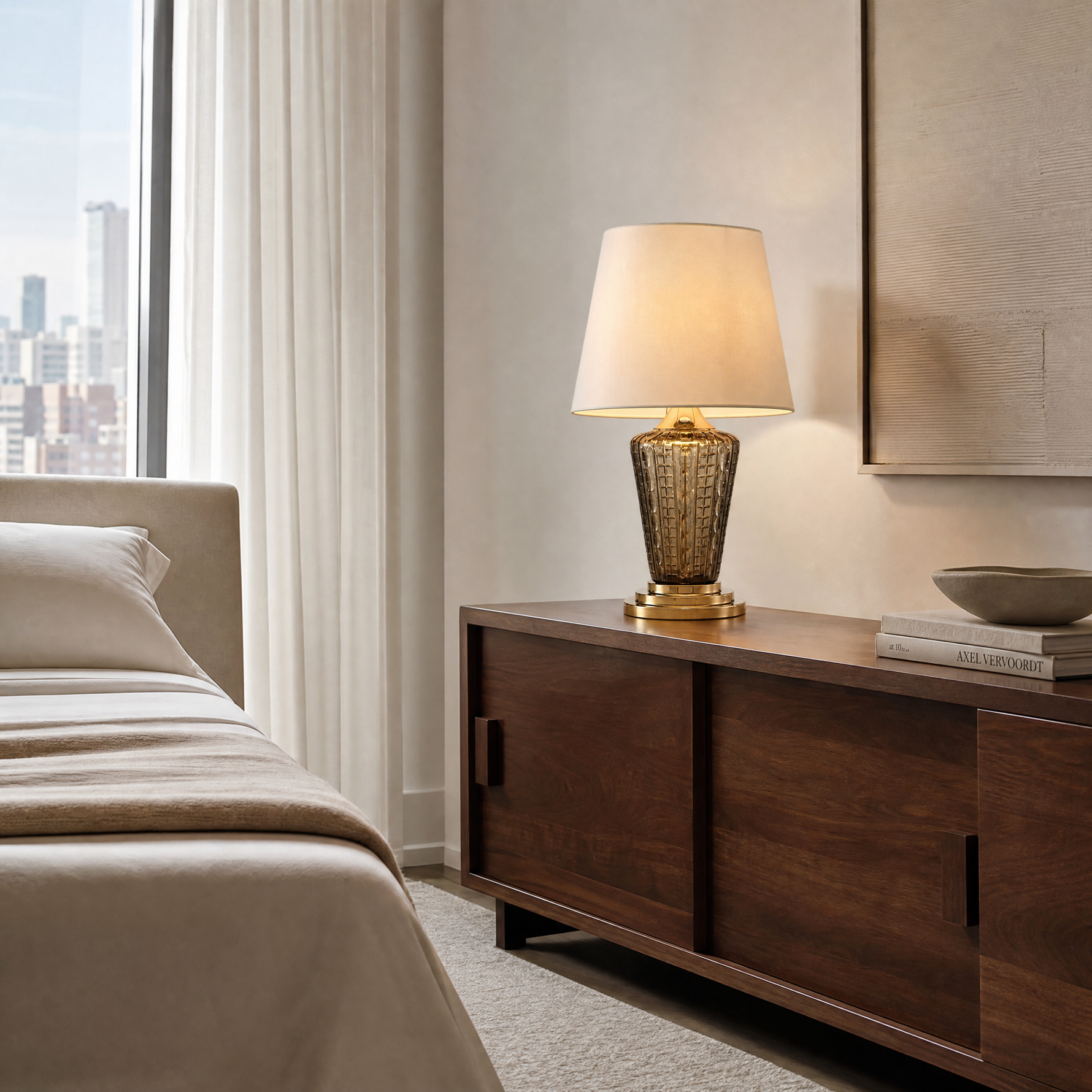 Series Glass Table Lamp Style D