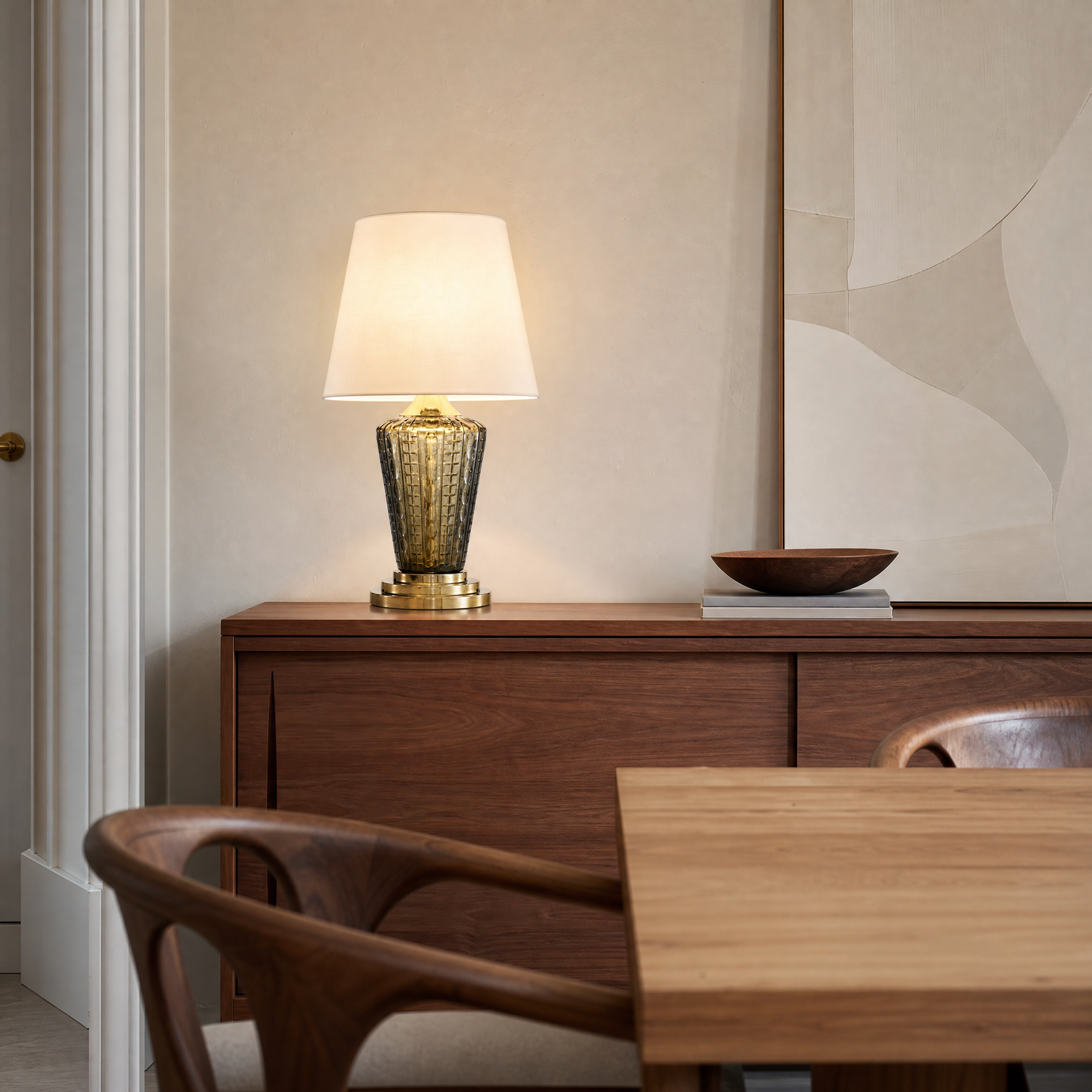 Series Glass Table Lamp Style D