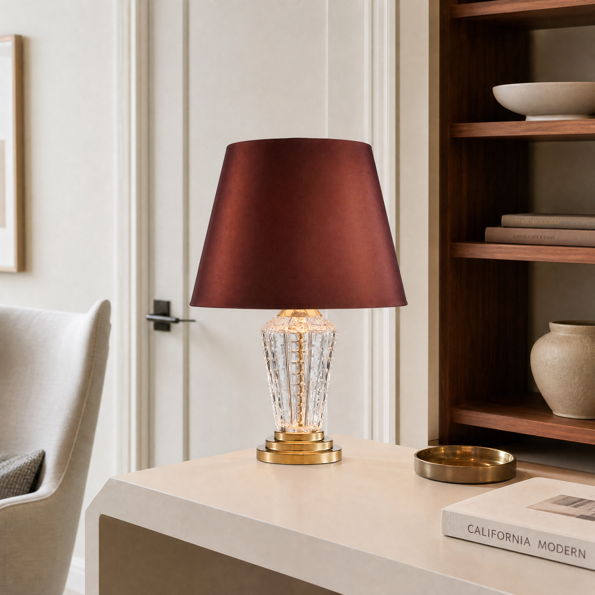 Series Glass Table Lamp Style D