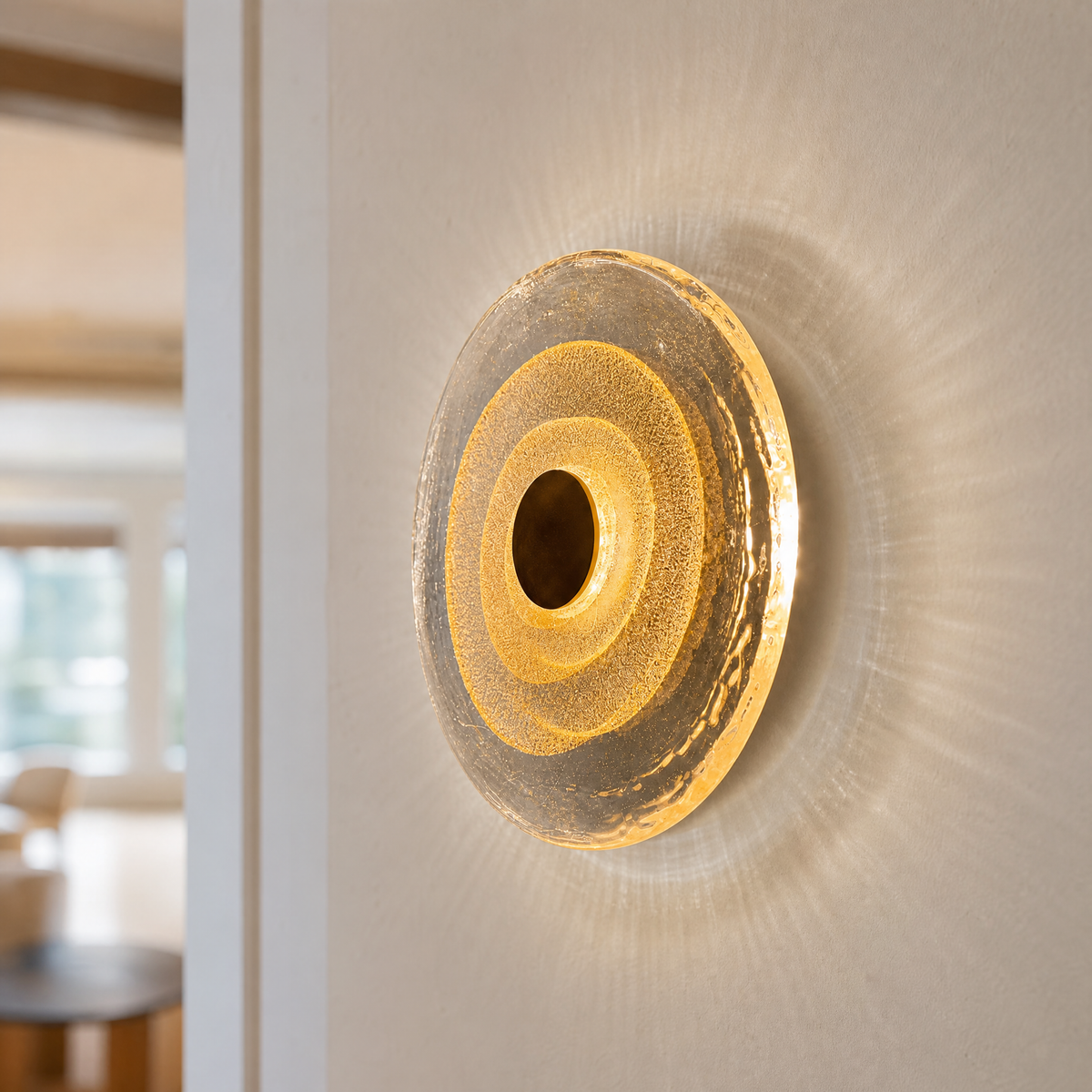 Series Glass Wall Sconce Style D