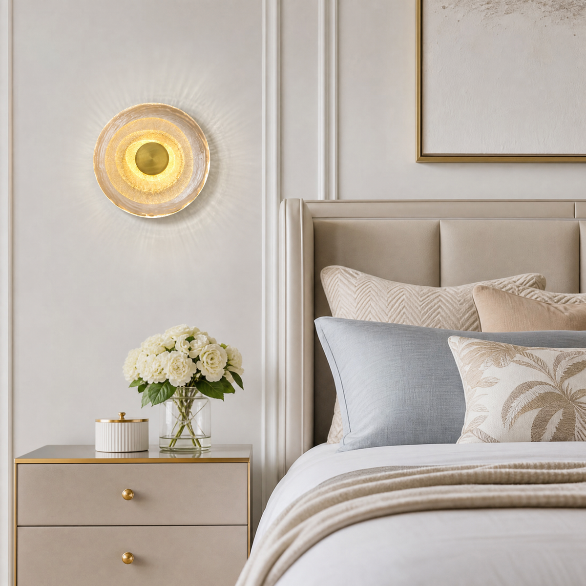 Series Glass Wall Sconce Style D