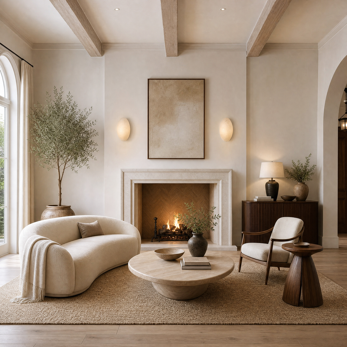 Sfera Alabaster Modern Wall Lamp Light