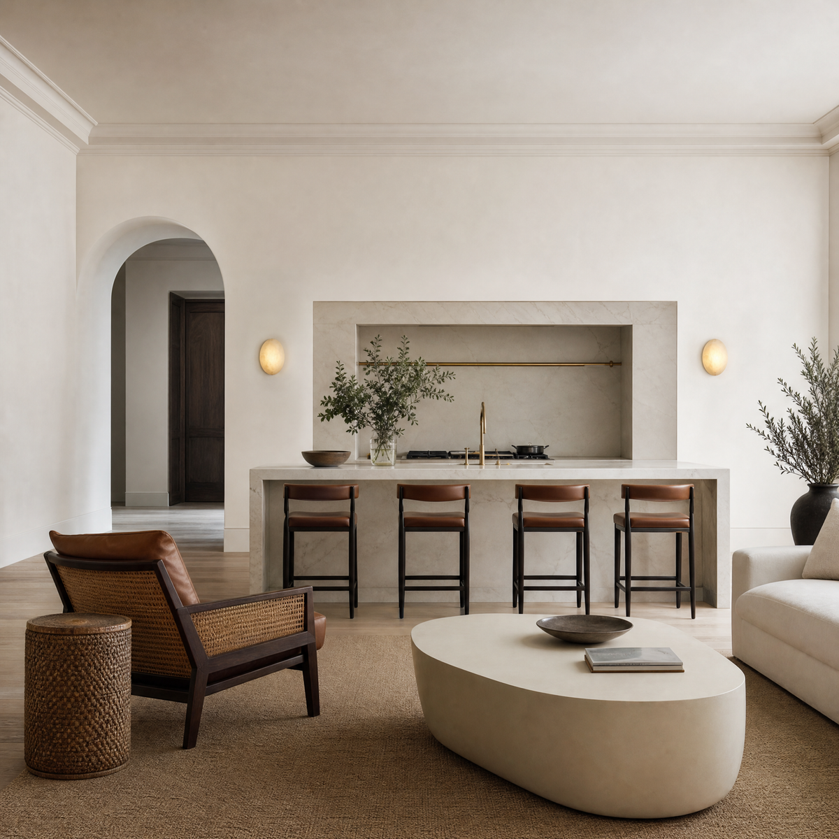 Sfera Alabaster Modern Wall Lamp Light