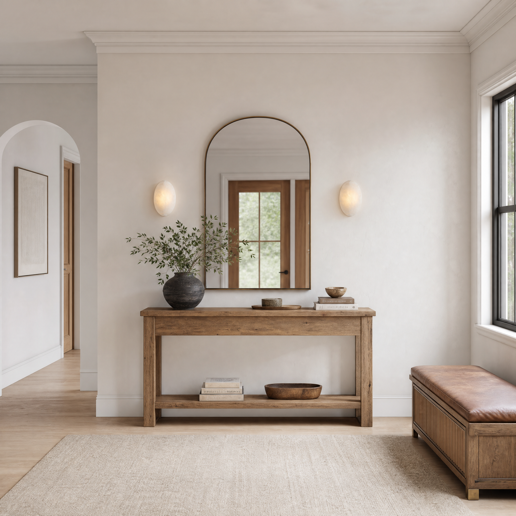 Sfera Alabaster Modern Wall Lamp Light