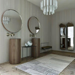 Silo Pendant Light White Alabaster Cylinder Ceiling Lamp