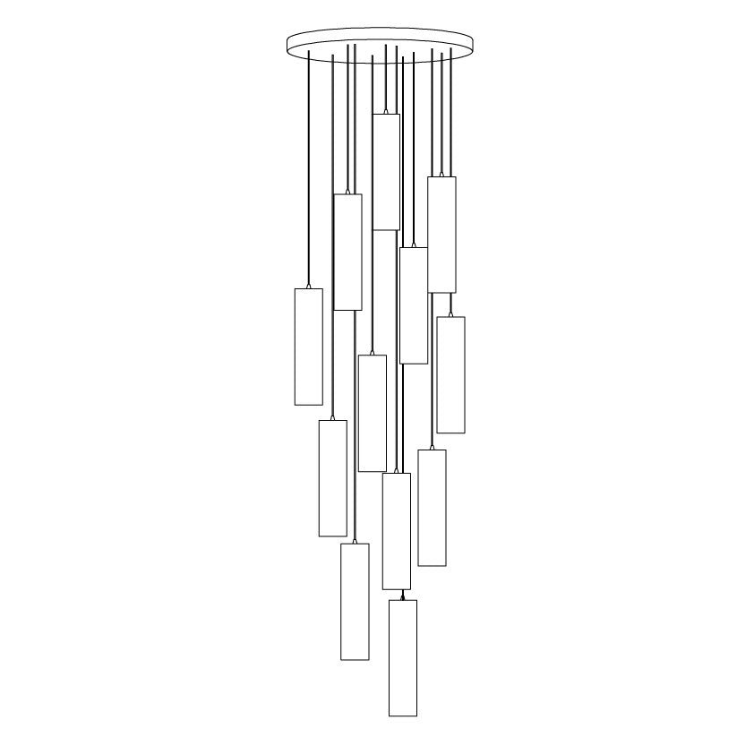 Silo Pendant Light White Alabaster Cylinder Ceiling Lamp