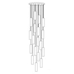 Silo Pendant Light White Alabaster Cylinder Ceiling Lamp