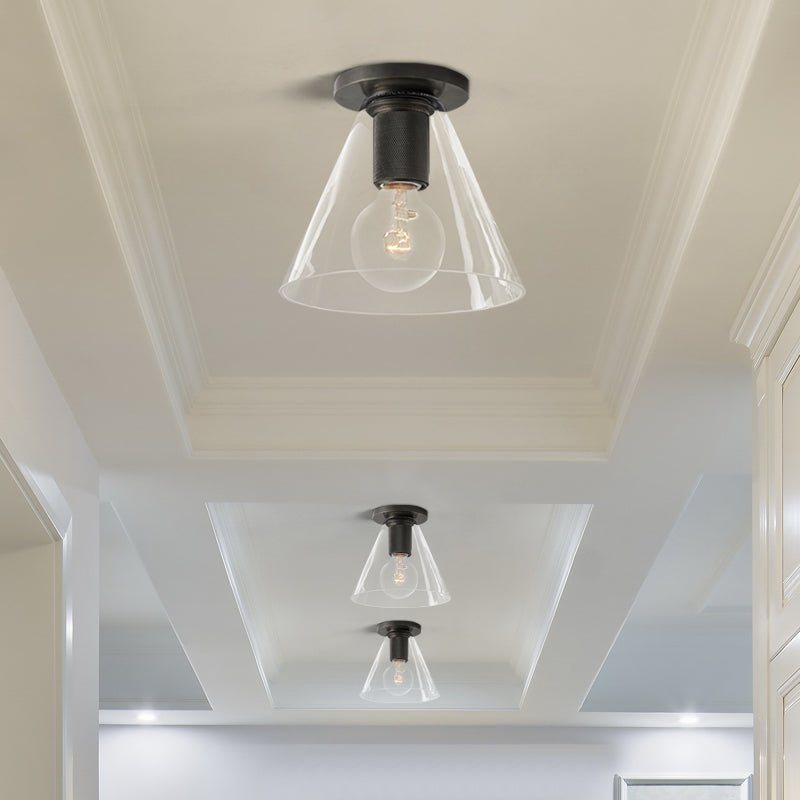 Vakkerlight Simple Style Flush Mount Ceiling Light – Brass Finish