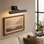 Single Bar Vanity Light 18 Inch - Black
