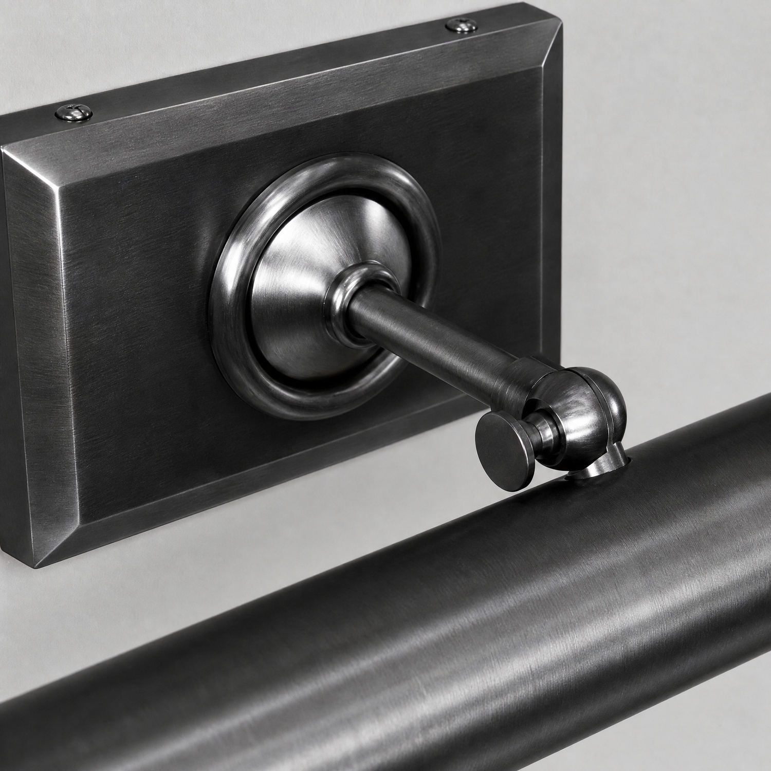 Single Bar Vanity Light 18 Inch - Black