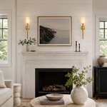 Single Head Marble Wall Sconce Set of 2 - Copper