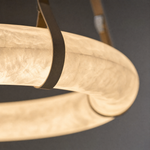 Single Ring Pendant Alabaster