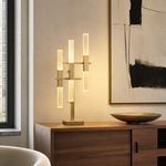 Siro Crystal Glass Table Lamp 12"