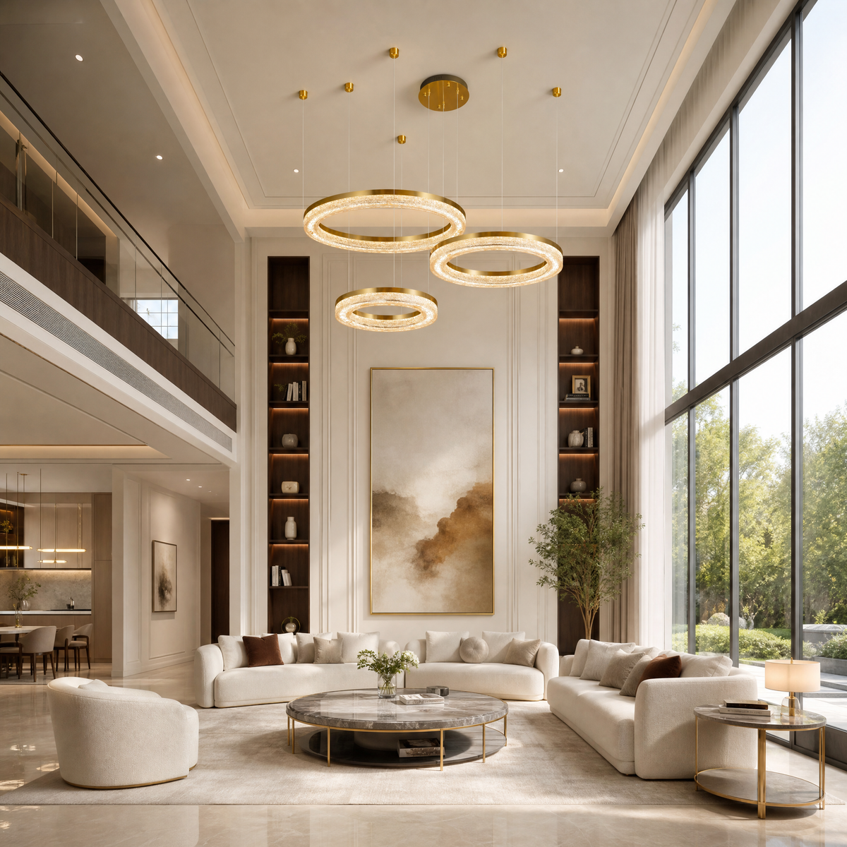 Sky Garden Modern Multi-Tier Cluster Chandelier