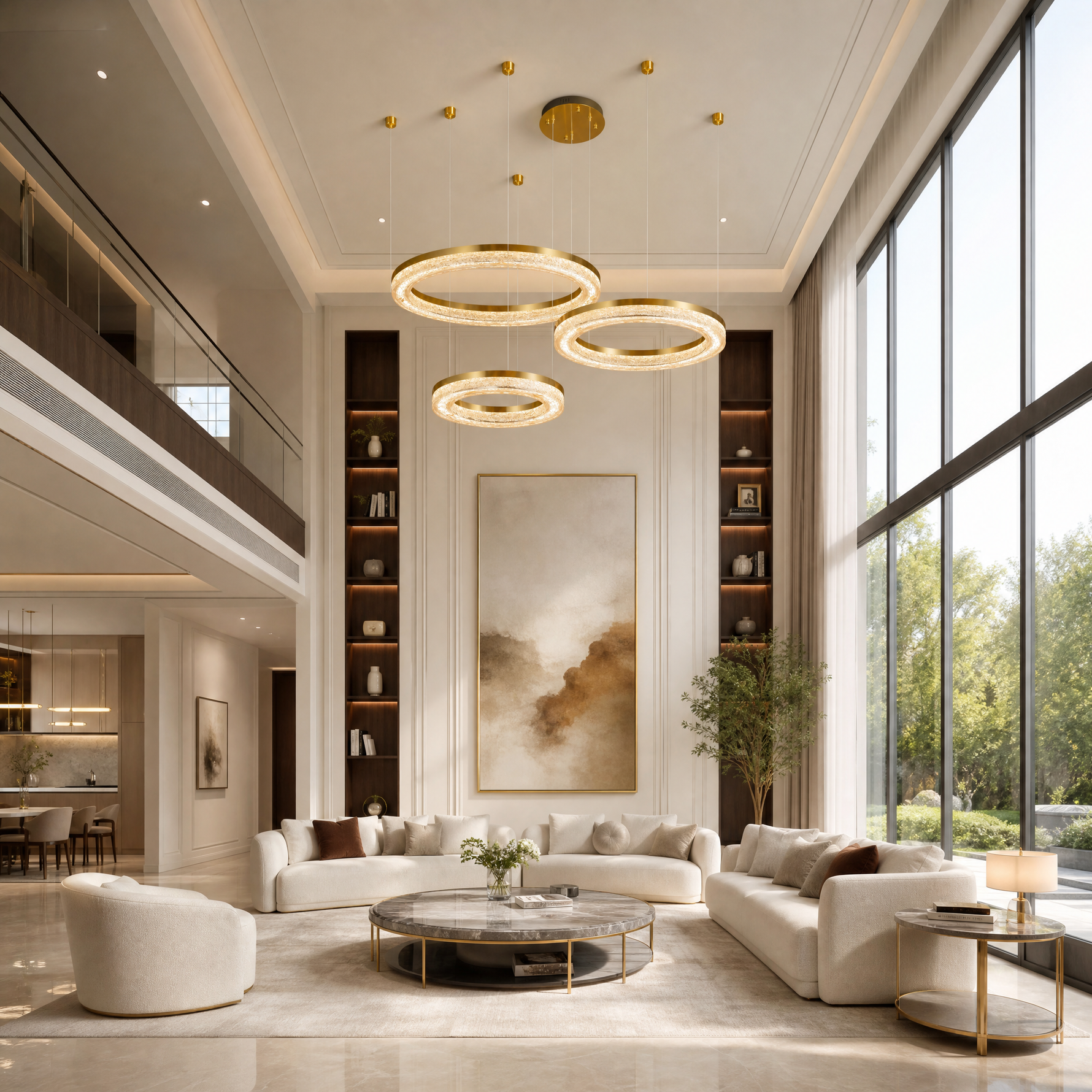 Sky Garden Modern Multi-Tier Cluster Chandelier